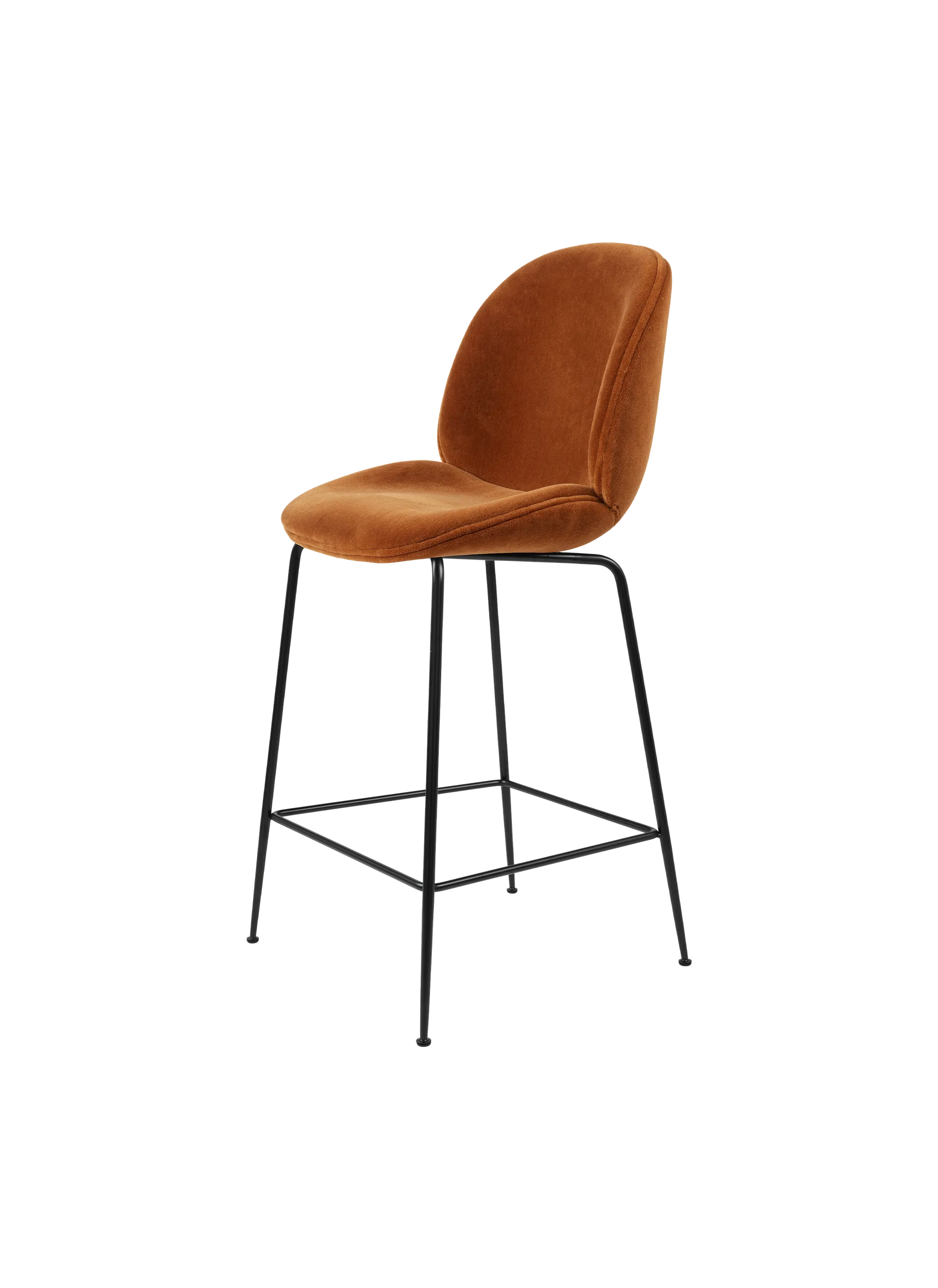 GUBI Beetle Counter Chair, Fully Upholstered